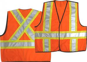 Product Image for 43990730 Traffic Vest Hi-Viz Orange 5 Point Tear-Away