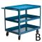 10011090.JPG Service Cart 3 Shelf 700lb Capacity 24  x 36 