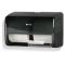 14002051.JPG Noir 09652 Standard Roll Twin Bathroom Tissue Dispenser