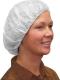 43010005.JPG Hair Cap Bouffant Style 21  White Disposable