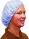 43010010.JPG Hair Cap Bouffant Style Large 21  Blue Disposable