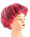 43010046.JPG Hair Cap Bouffant Style 24  Red Disposable