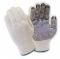 43060092.JPG Glove White Cotton/Poly Black PVC Dot Palm Fisher Knit Lg