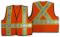 43060321.JPG Safety Vest Traffic Hi-Viz Orange 5 PT Tearaway L/XL