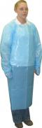43061929.JPG Disposable Workhorse Polyethylene Gown 36 x44  Blue 1.8 mi